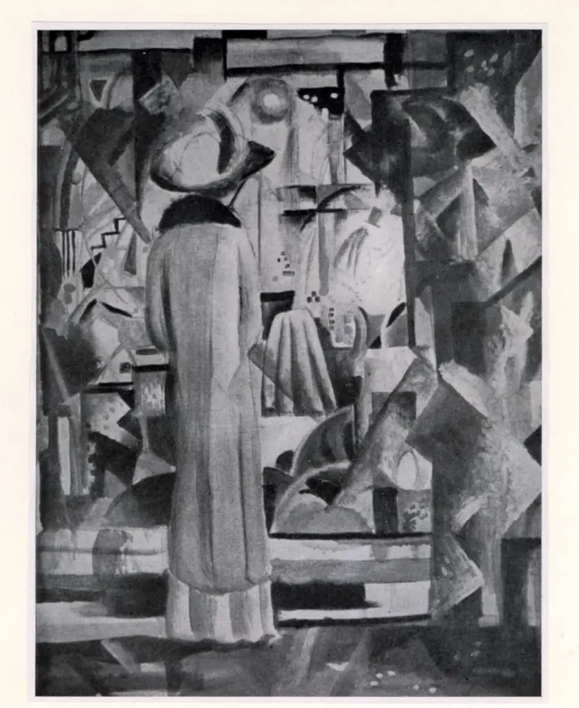 Anonimo , Macke, August - sec. XX - Alla finestra , fronte