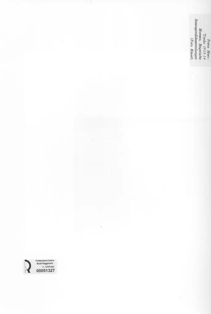 Foto Blauel , Marc, Franz - sec. XX - Tirolo , retro