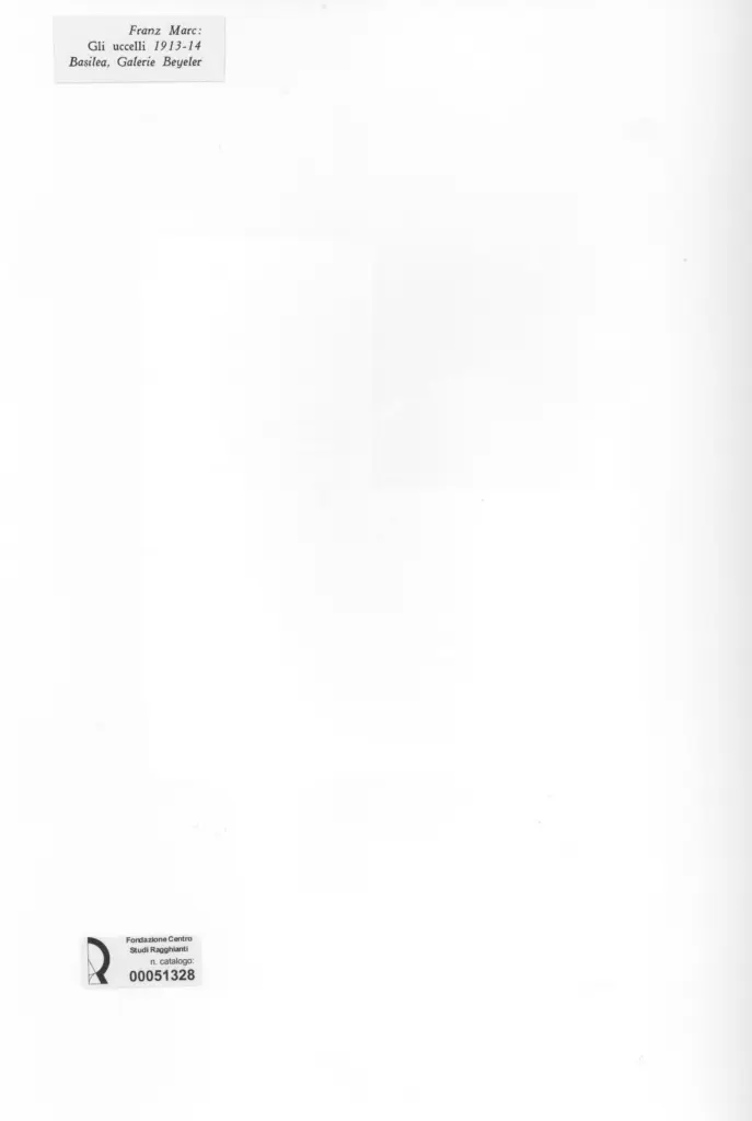 Anonimo , Marc, Franz - sec. XX , retro