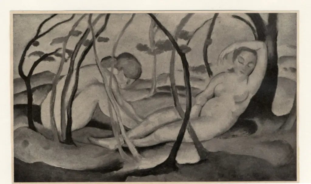 Marc, Franz , Akte im freien