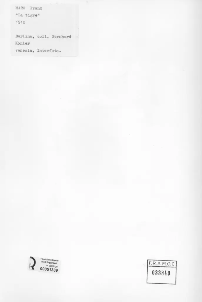 Marc, Franz - sec. XX , retro