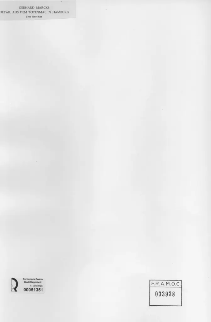 Anonimo , Marcks, Gerhard , retro