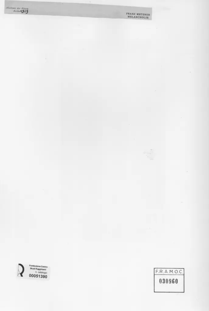 Anonimo , Metzner, Franz , retro