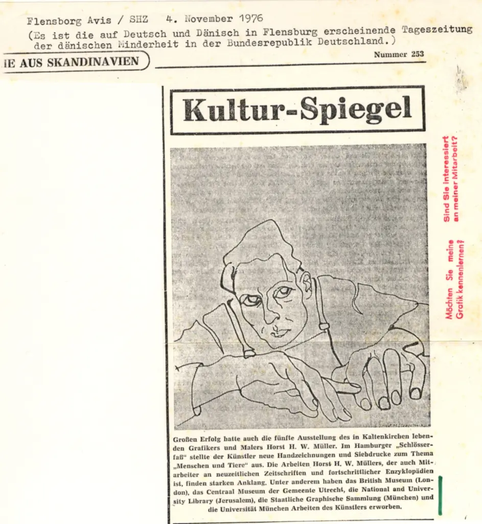 Anonimo , M&uuml;ller, Horst , fronte