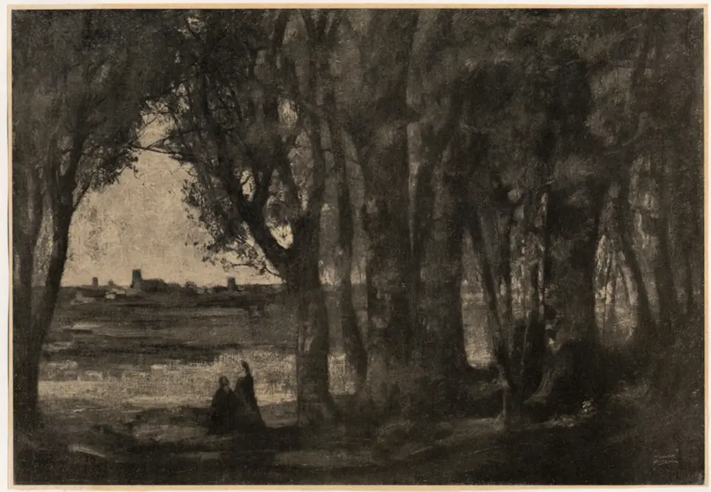 Anonimo , M&uuml;ller - Wischin, Anton - sec. XX - Waldidylle , fronte