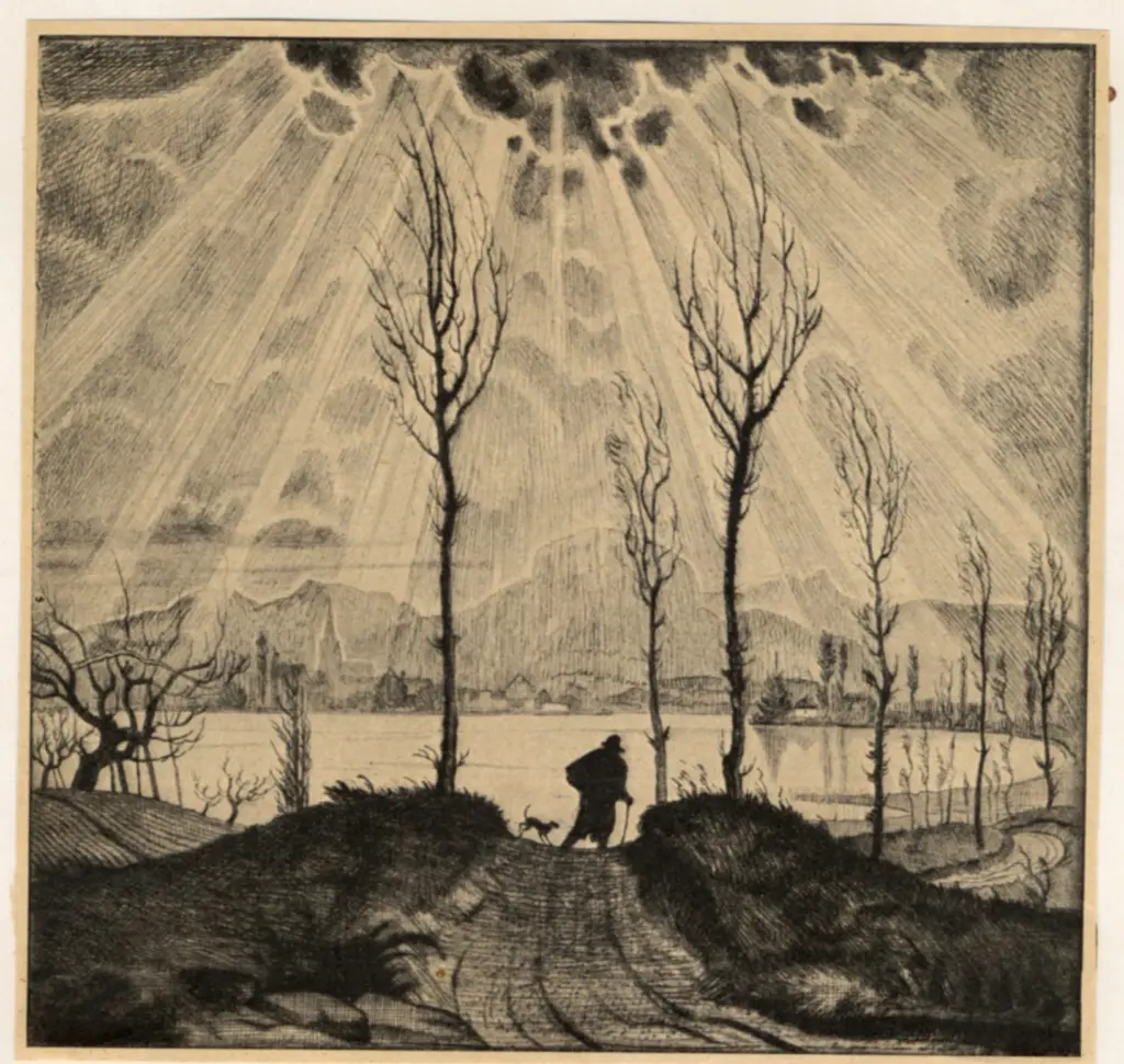 M&uuml;nch - Khe, , Hohentwiel - Wanderer -