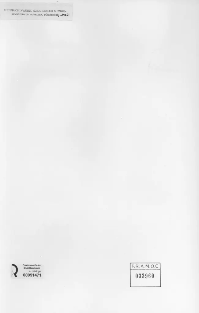 Anonimo, Anonimo , retro