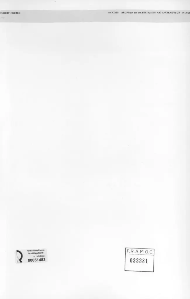 Anonimo , Netzer, Hubert - sec. XIX/ XX - Brunnen im Bayerischen nationalmuseum in Munchen , retro