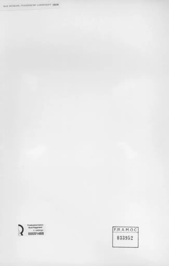 Anonimo , Neumann, Max - sec. XX - Italienische Landschaft , retro