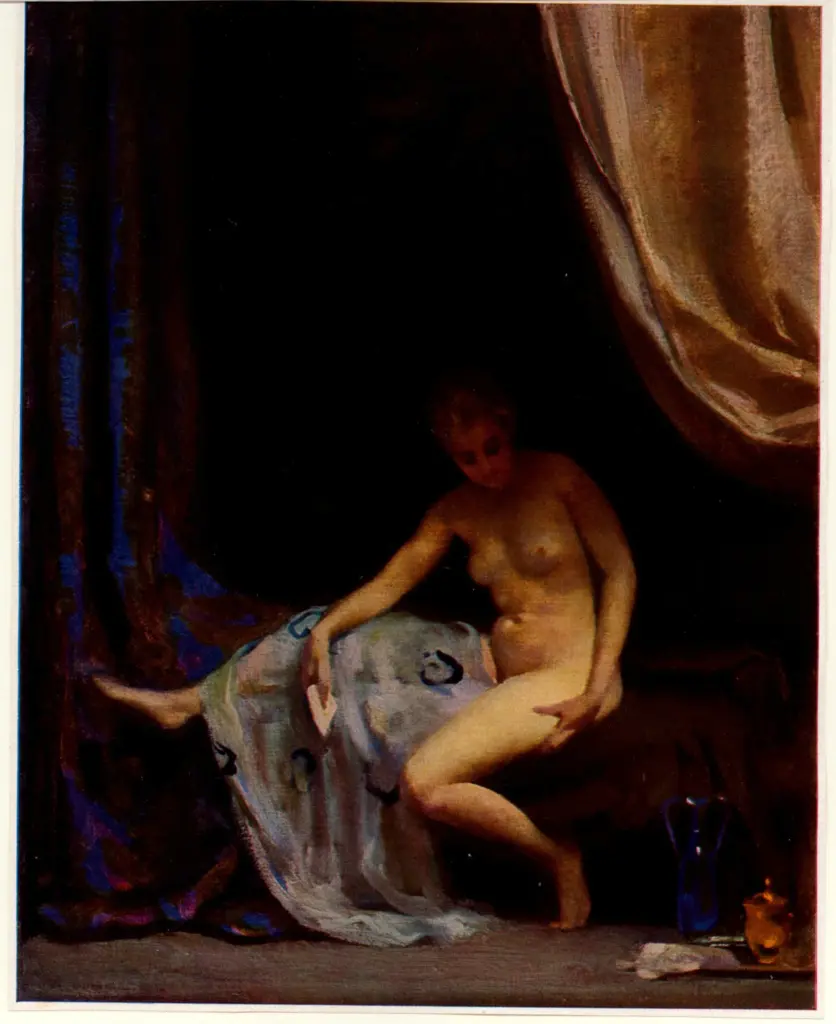 Anonimo , Nissl, Rudolf - sec. XX - Toilette femminile , fronte