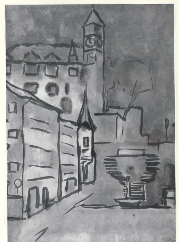 Nolde, Emil , Rapperswill bei Zurich-see