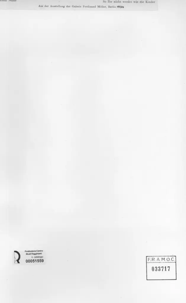 Anonimo , Nolde, Emil - sec. XX , retro