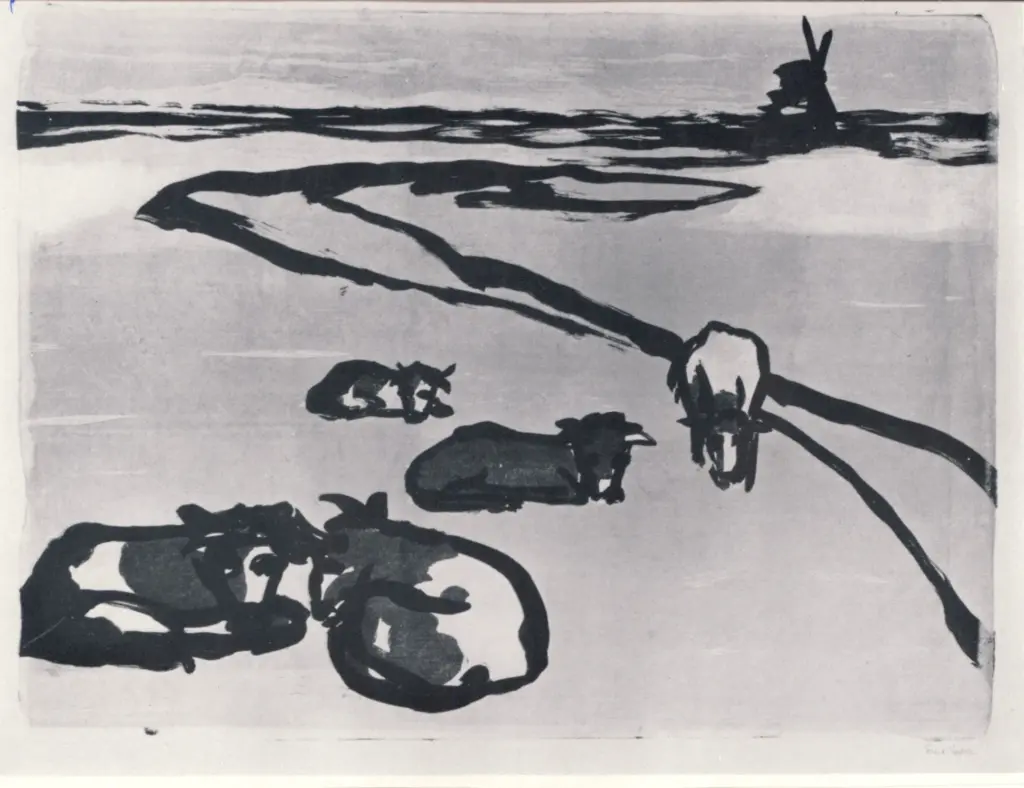 Nolde, Emil , Ruhende Kuhe