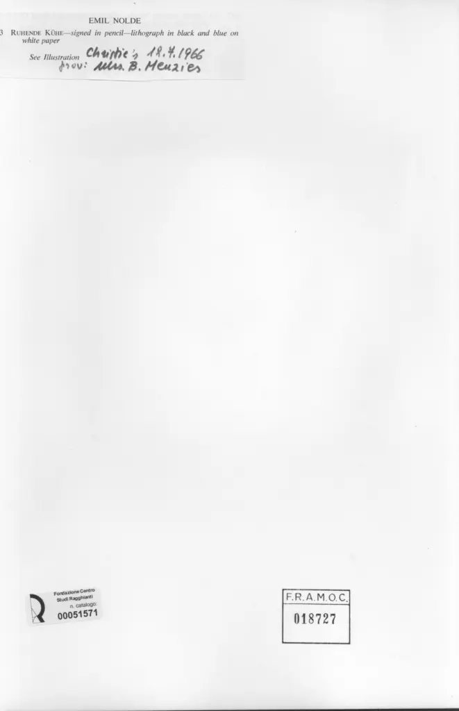 Anonimo , Nolde, Emil , retro