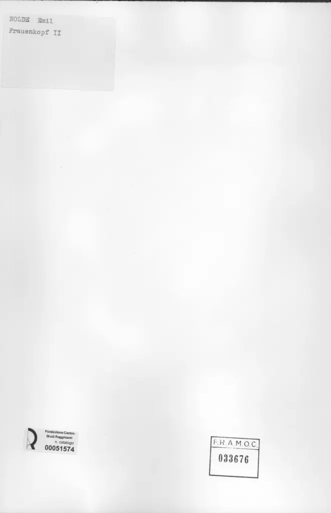 Anonimo , Nolde, Emil , retro