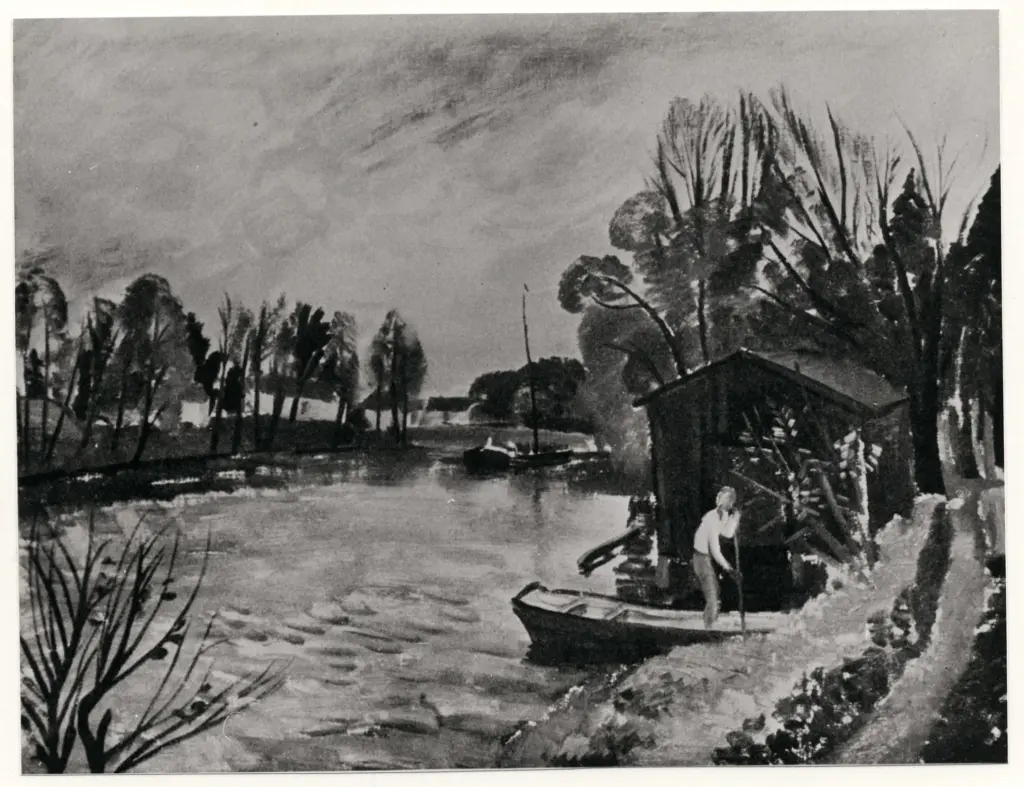 Anonimo , Paatz, Martin - sec. XIX/ XX - Paesaggio autunnale , fronte