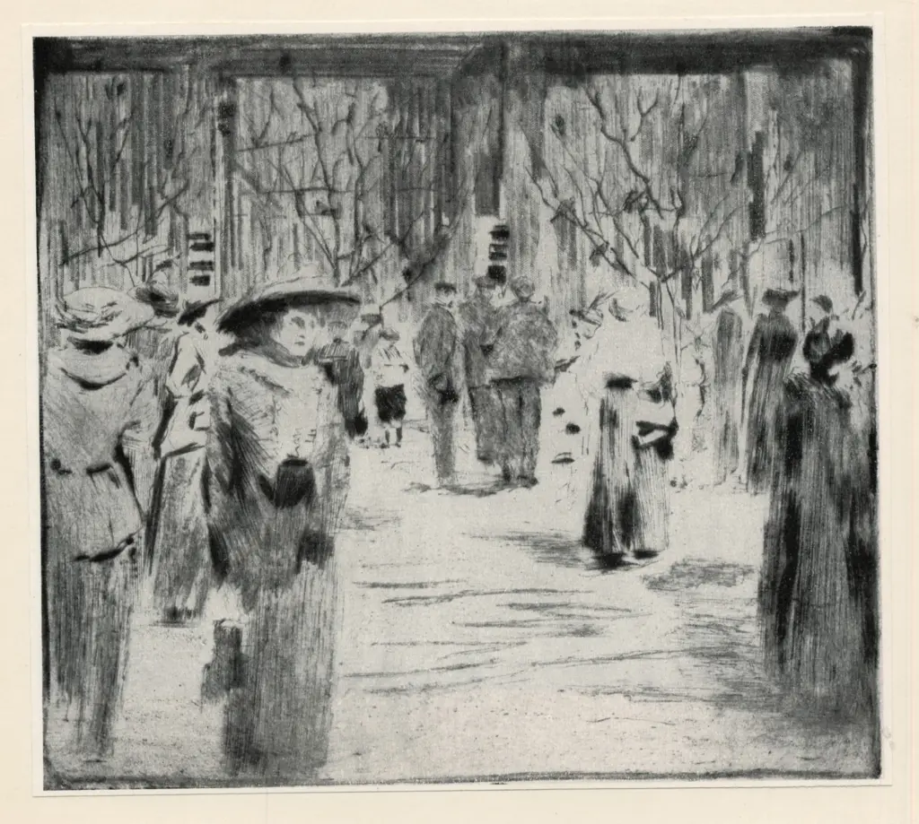 Anonimo , Paeschke, Paul - sec. XX - Allo zoo , fronte