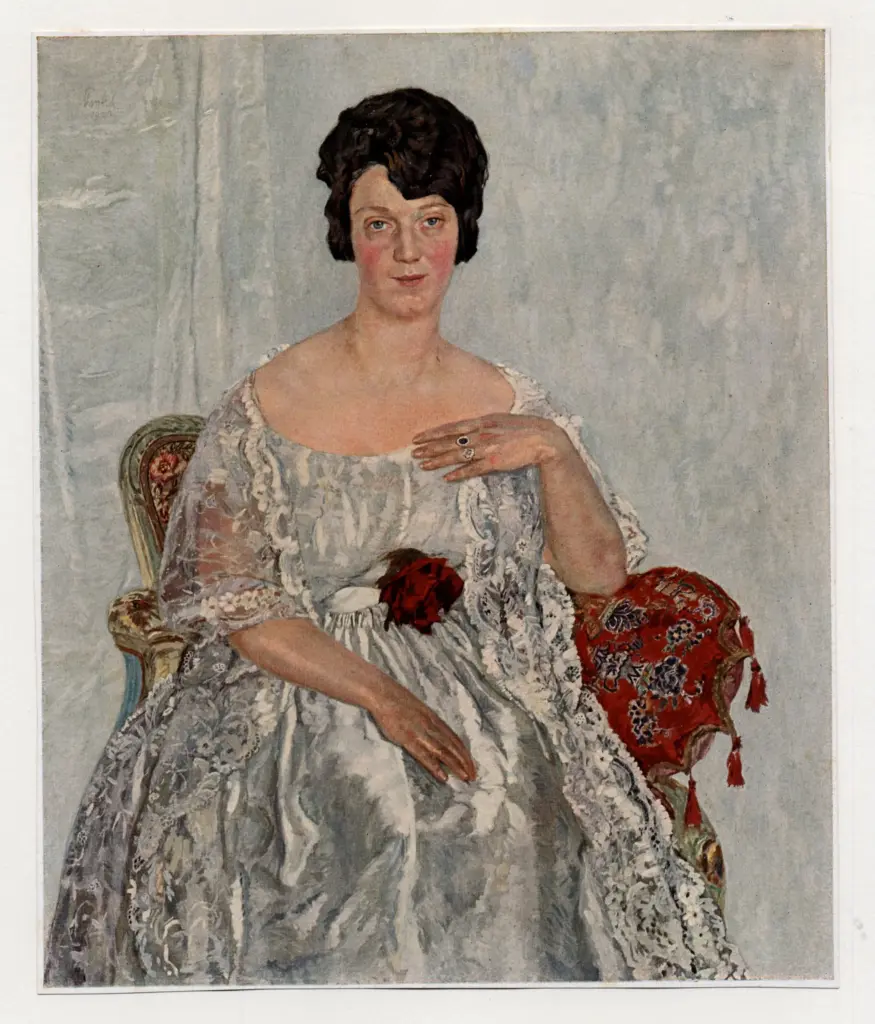 Anonimo , Pankok, Bernhard - sec. XX - Ritratto di donna , fronte