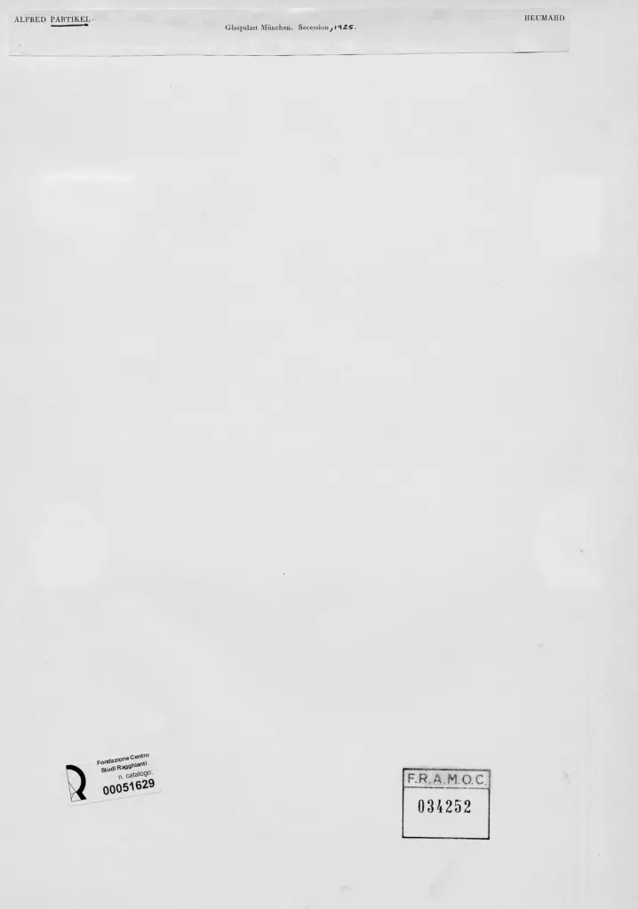 Anonimo , Partikel, Alfred - sec. XIX/ XX - Pasaggio con campi e mulino a vento , retro