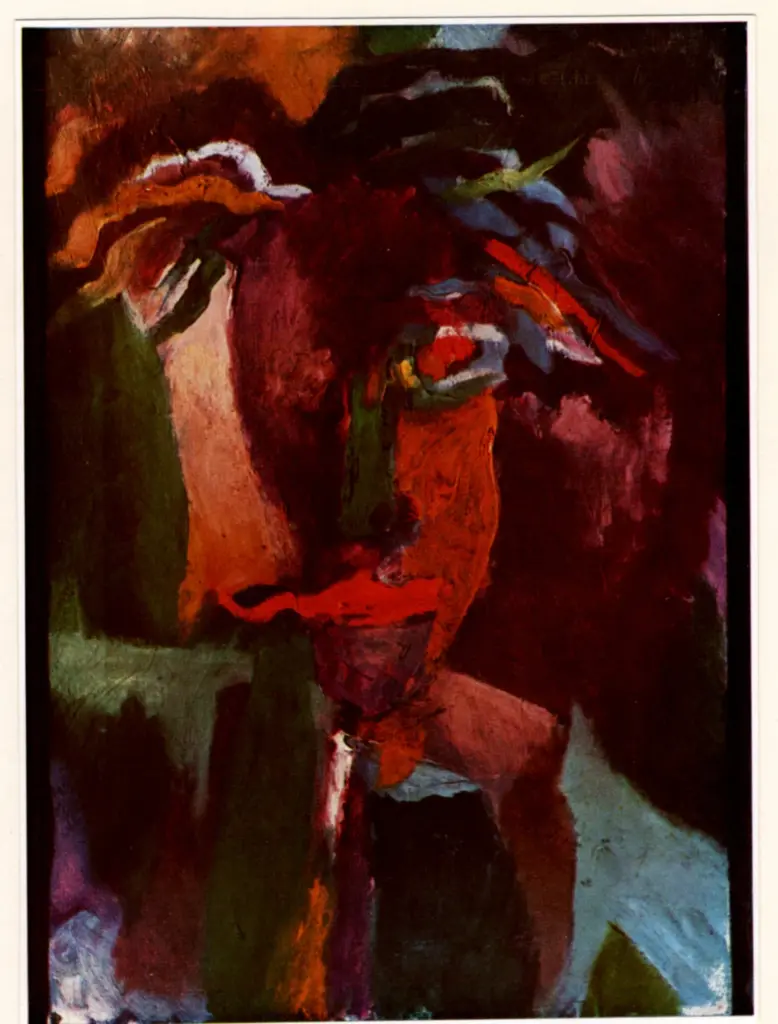 Anonimo , Richter, Hans Theo - sec. XX - Autoritratto , fronte