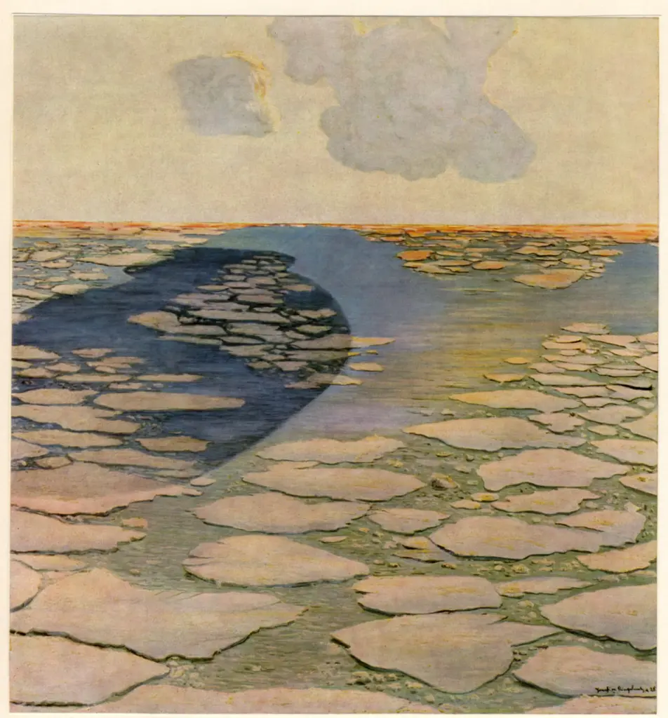 Anonimo , Ringelnatz, Joachim - sec. XIX/ XX - Treibende scholler , fronte