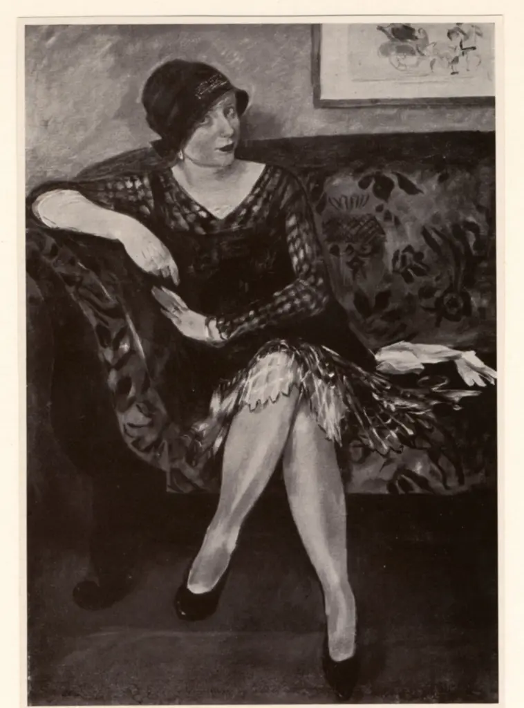 R&ouml;ssner, Georg Walter , Die Malerin Frl. Leonore Brennert -