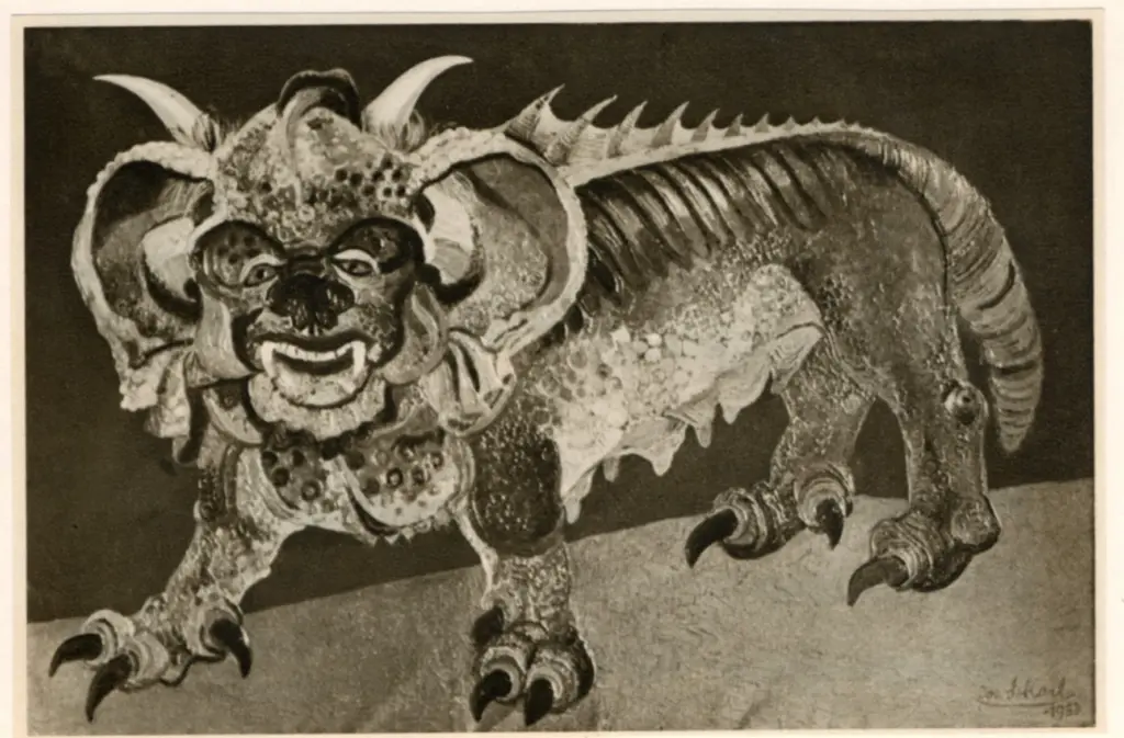 Bildarchiv Foto Marburg , Scharl, Joseph - sec. XX - Das Tier Unsrer Zeit , fronte