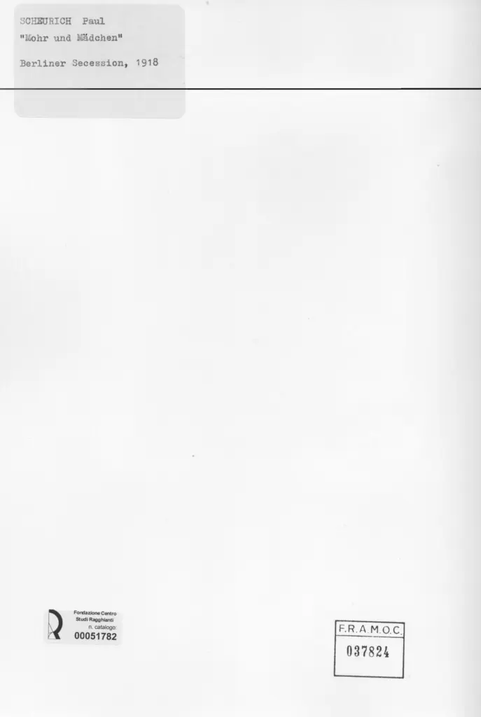 Anonimo , Scheurich, Paul , retro