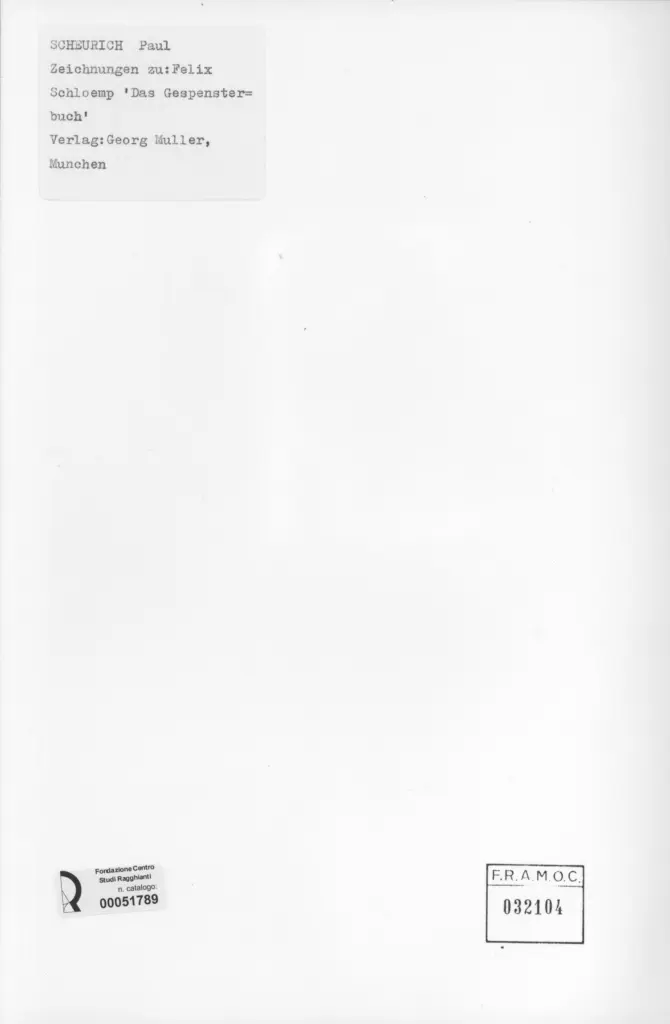 Anonimo , Scheurich, Paul , retro