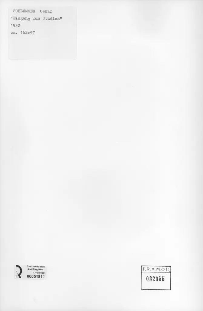 Anonimo , Schlemmer, Oskar , retro