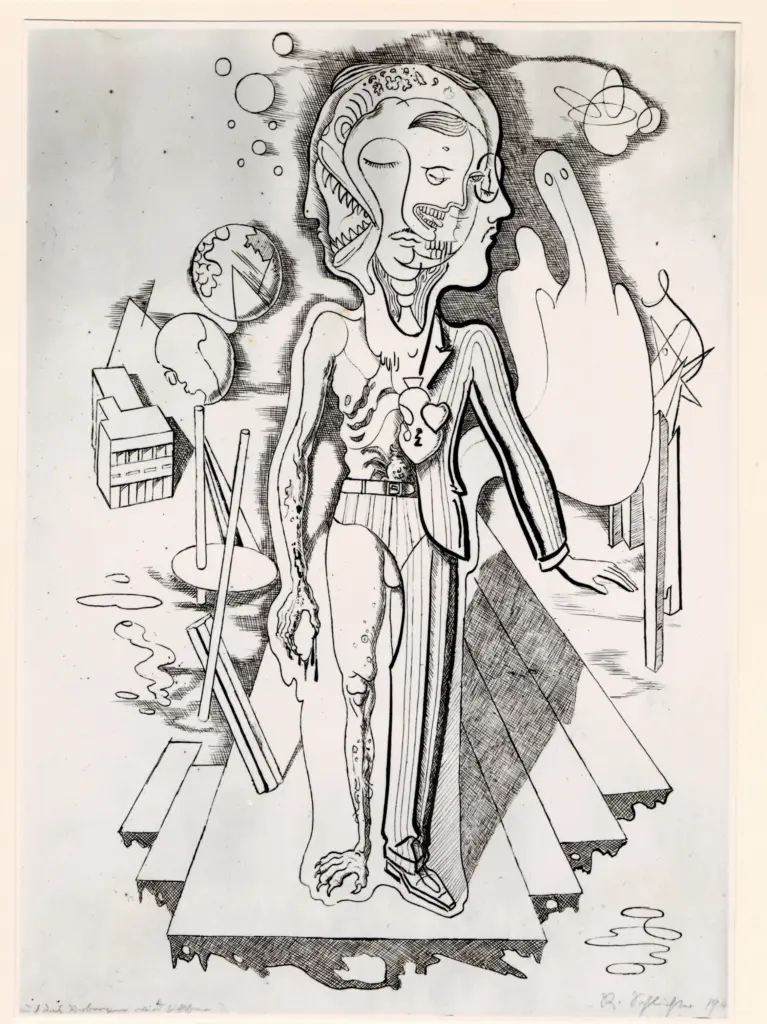 Schlichter, Rudolf , Anche ci&ograve; che &egrave; nascosto diventa visibile -