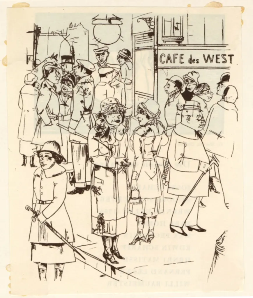 Schlichter, Rudolf , Strassenszene -