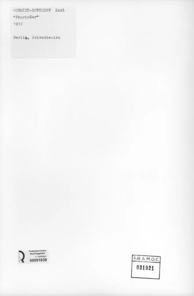 Anonimo , Schmidt - Rottluff, Karl , retro