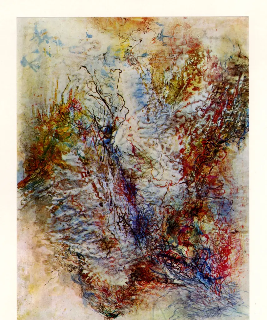 Anonimo , Schultze, Bernard - sec. XX - Composizione a colori , fronte