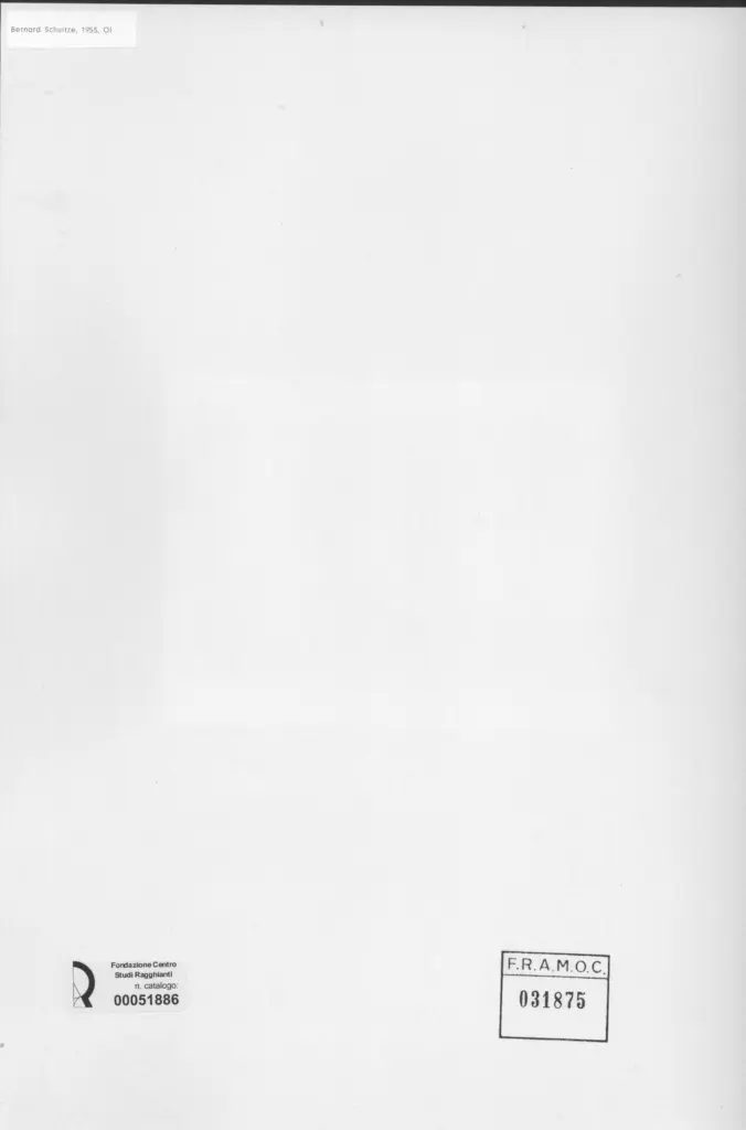 Anonimo , Schultze, Bernard - sec. XX - Fiori , retro