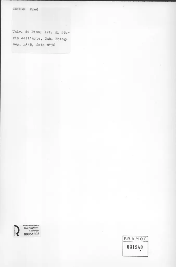 Anonimo , Schumm, Fred - sec. XX - La torre , retro