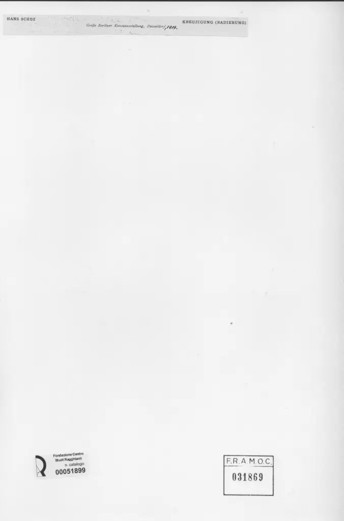 Anonimo , Sch&uuml;, Hans , retro