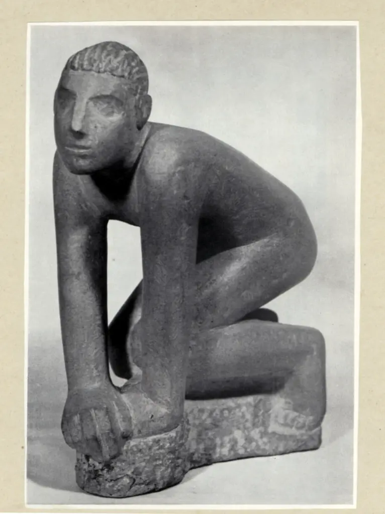 Schwertfeger, Kurt , Hockender