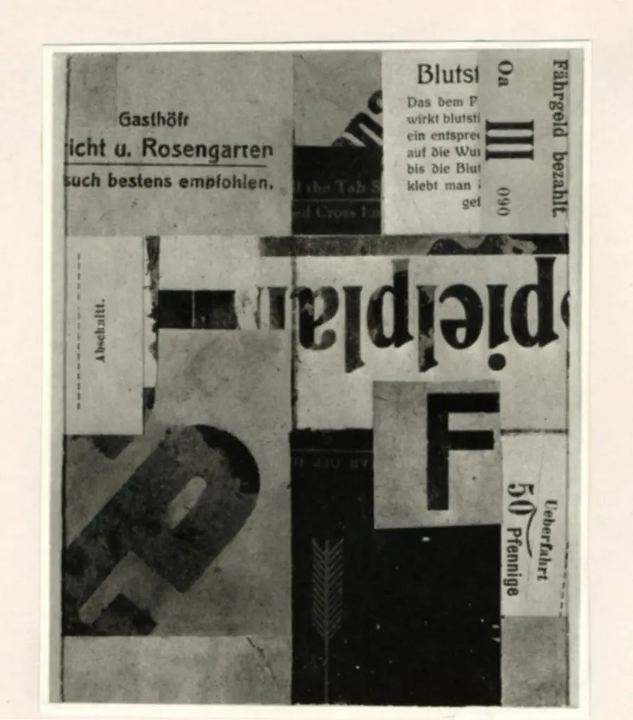 Anonimo , Schwitters, Kurt - sec. XX - Merz 83 , fronte