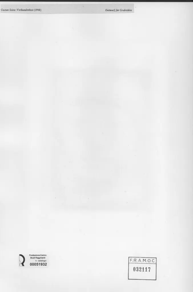 Anonimo , Seitz, Gustav - sec. XX - Verbundenheit , retro