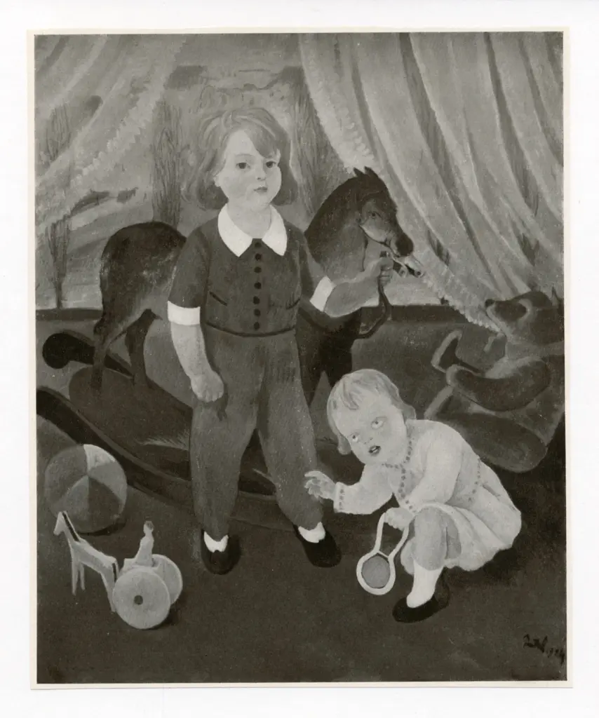 Anonimo , Teutsch, Walter - sec. XX - Kuhe und Tannen , fronte