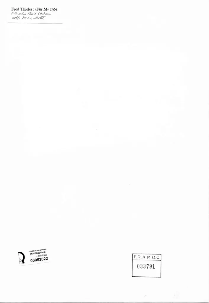Anonimo , Thieler, Fred - sec. XX - Per M. , retro