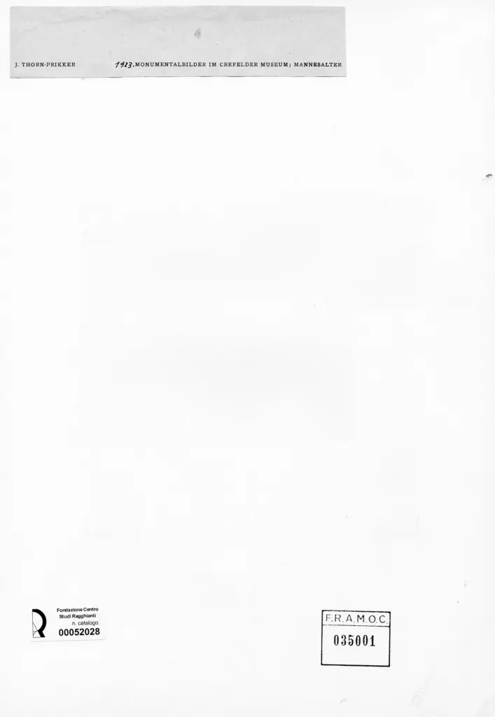 Thorn-Prikke, Johann - sec. XX , retro