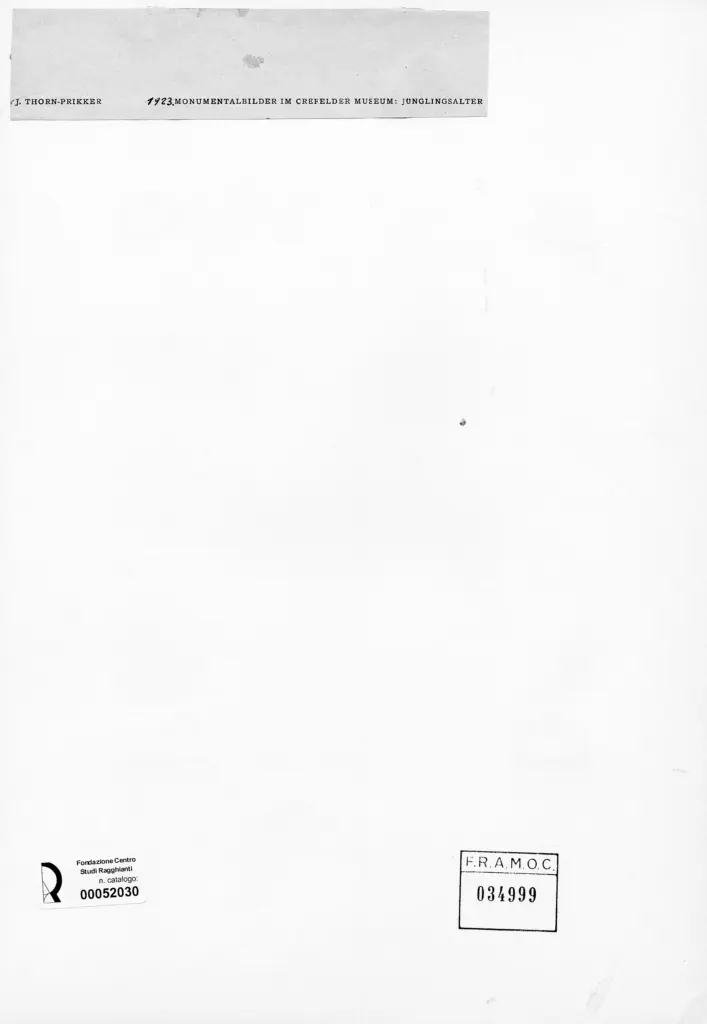 Thorn-Prikke, Johann - sec. XX , retro