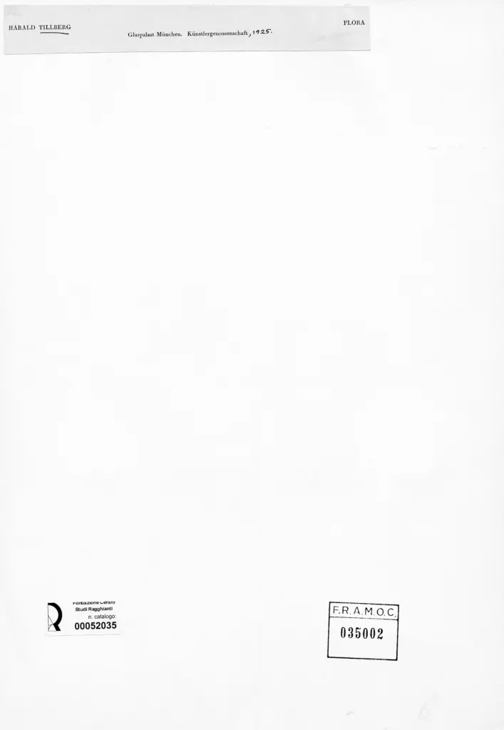 Anonimo , Tillberg, Harald - sec. XX - Flora , retro