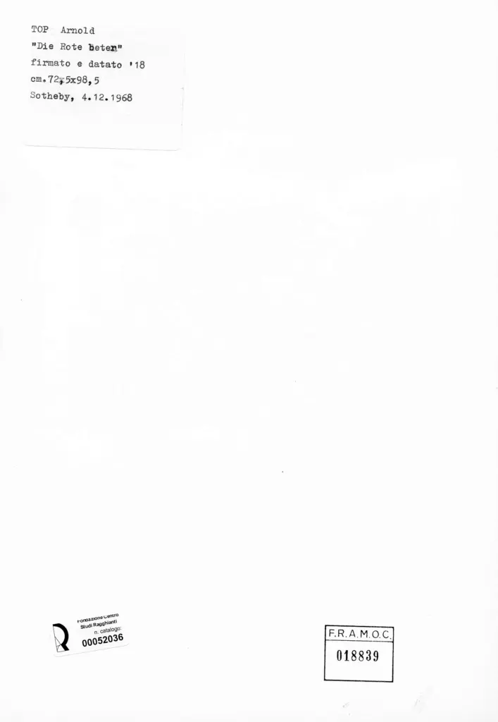 Topp, Arnold - sec. XX , retro