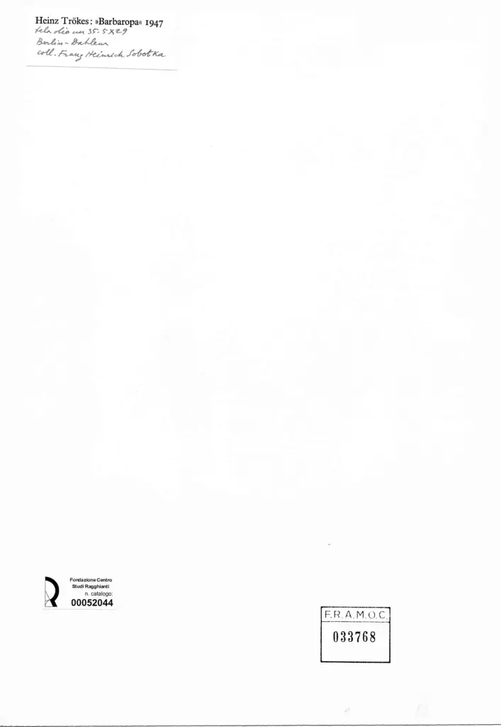 Troekes, Heinz - sec. XX , retro