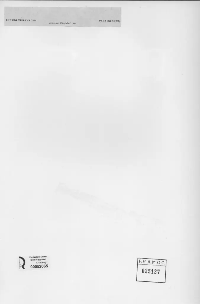 Anonimo , Vierthaler, Ludwig - sec. XX - Tanz , retro