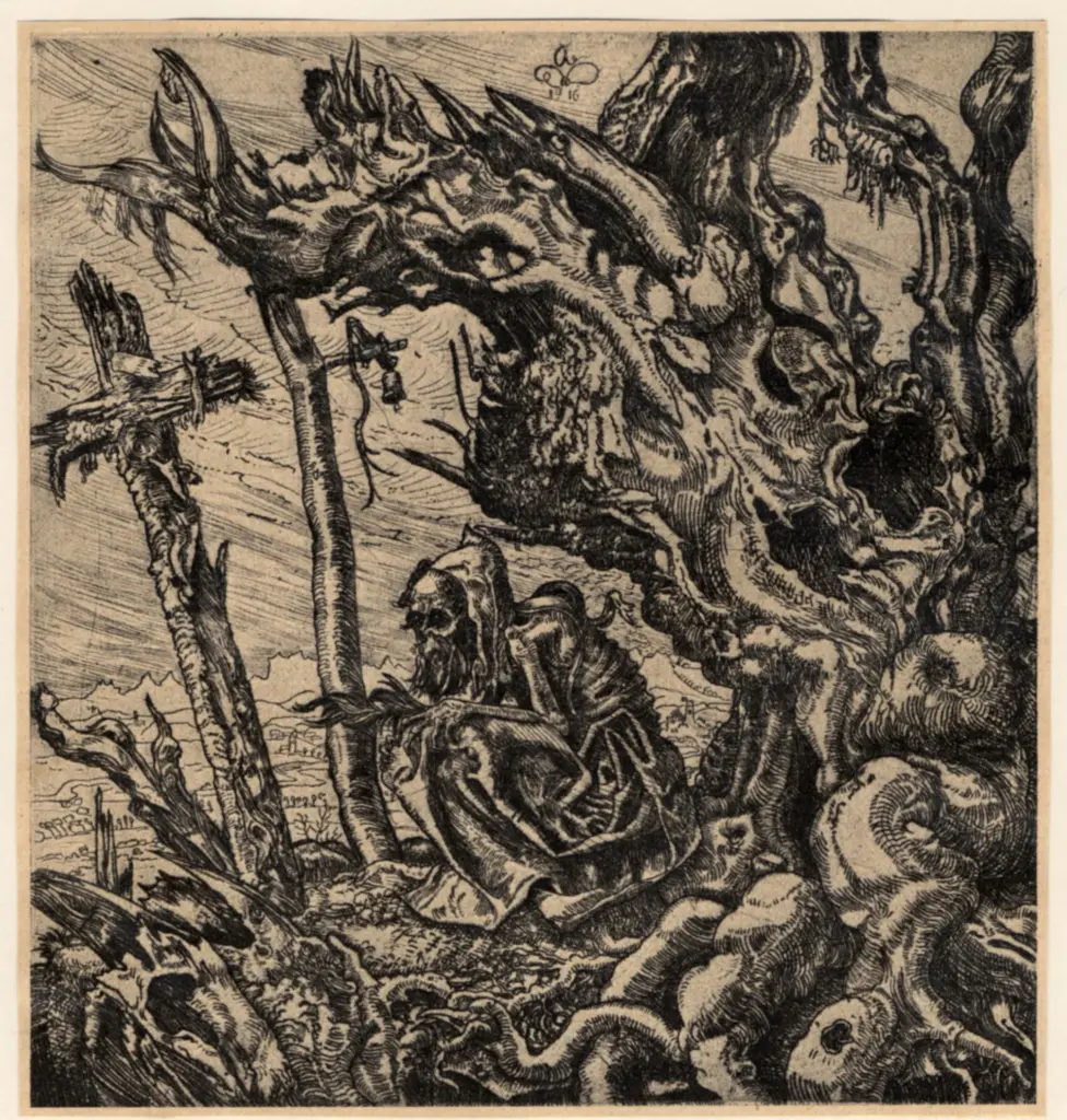 Anonimo , Vollmar, Alfred - sec. XX - Tod unter dem Kreuz , fronte