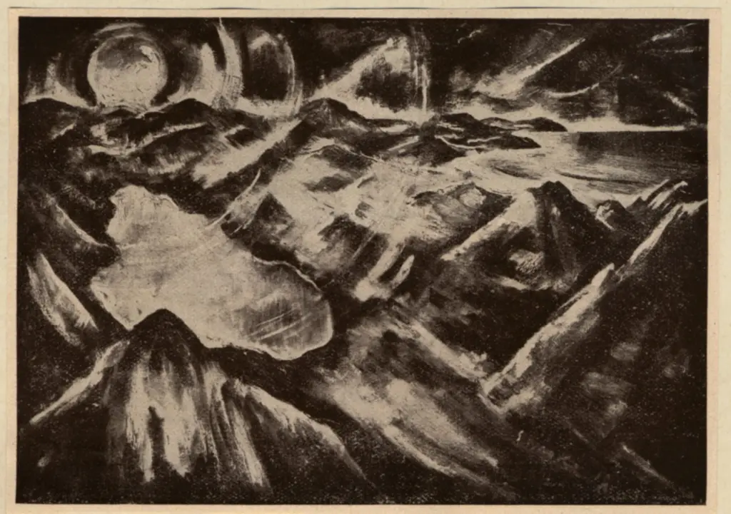 Waske, Erich , Chaotische Landschaft